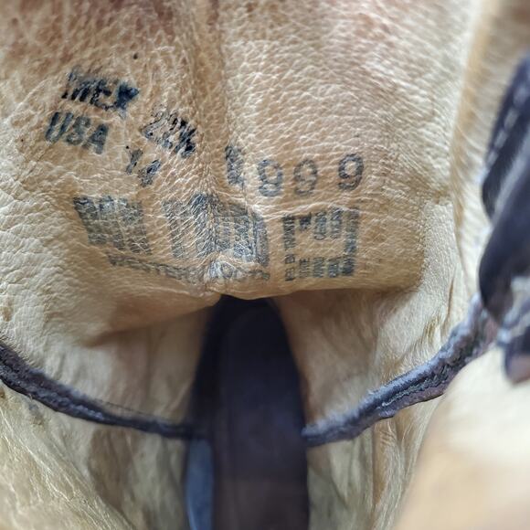 Botas Don Pedro Glitter Cross Inlay Western Boots Mex 22.5 US 5.5 - Picture 8 of 9